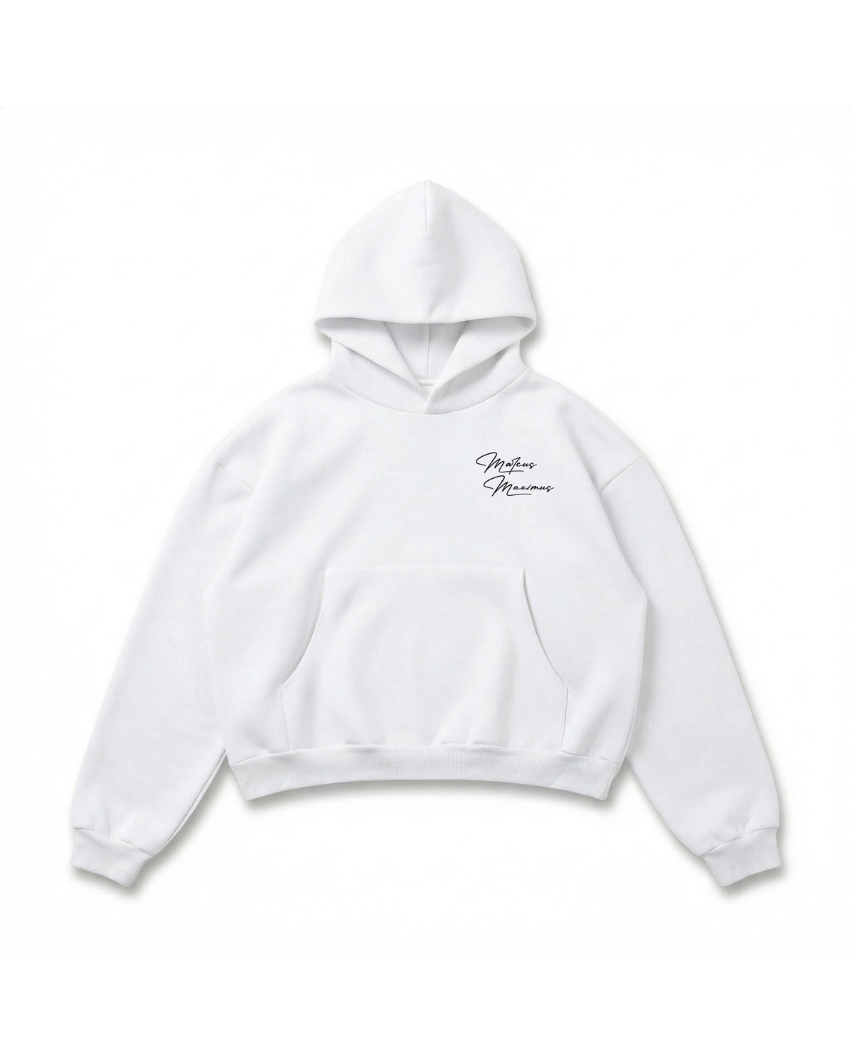 WHITE BUBBLE HOODIE