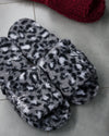 Snow Leopard Fur Slides