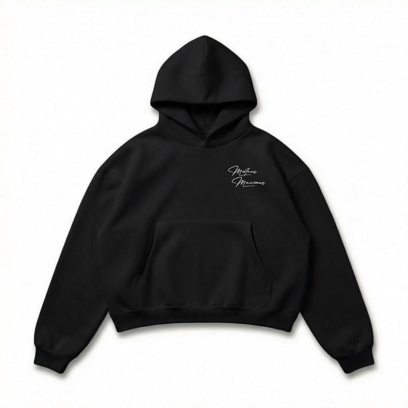 BLACK BUBBLE HOODIE