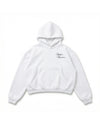 WHITE BUBBLE HOODIE